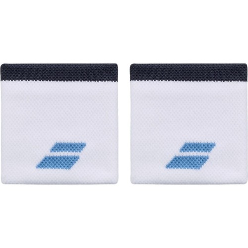 Przejdź do produktu Babolat Frotki Logo Wristband, white/drive blue
